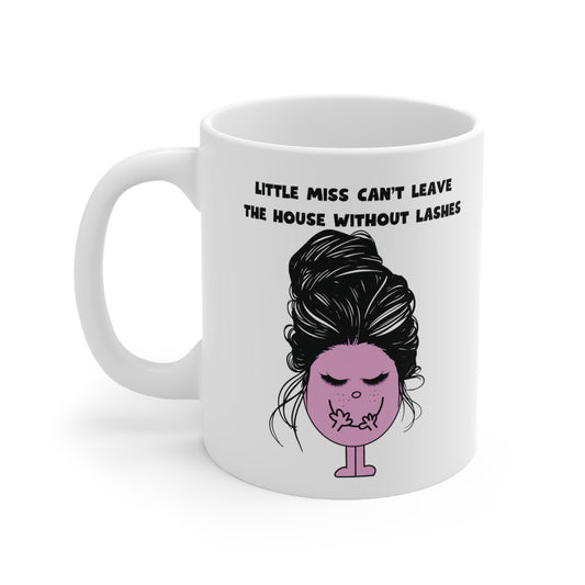 Little Miss Can’t Leave The House Without Lashes Mug 11oz